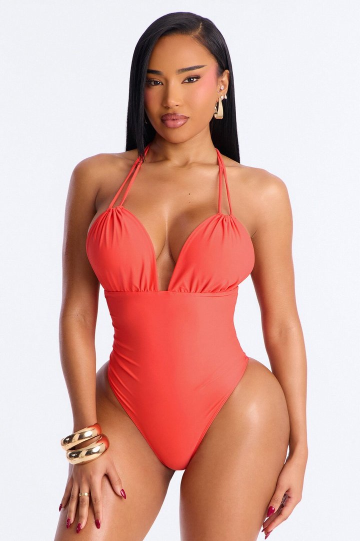 Lagoon Luxe 1 Piece Swimsuit - Coral