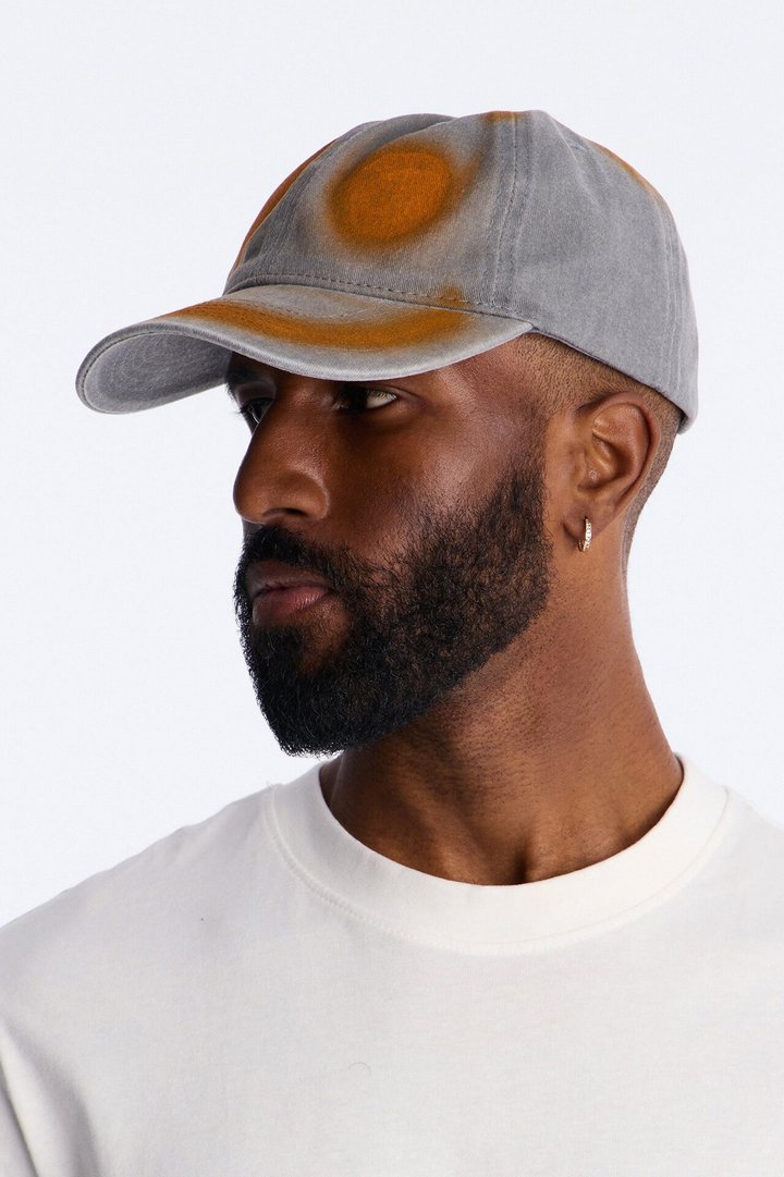 Toxic Happy Snapback Hat - Grey