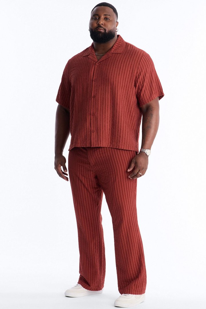 Straight Flare Aegean Pant - Rust