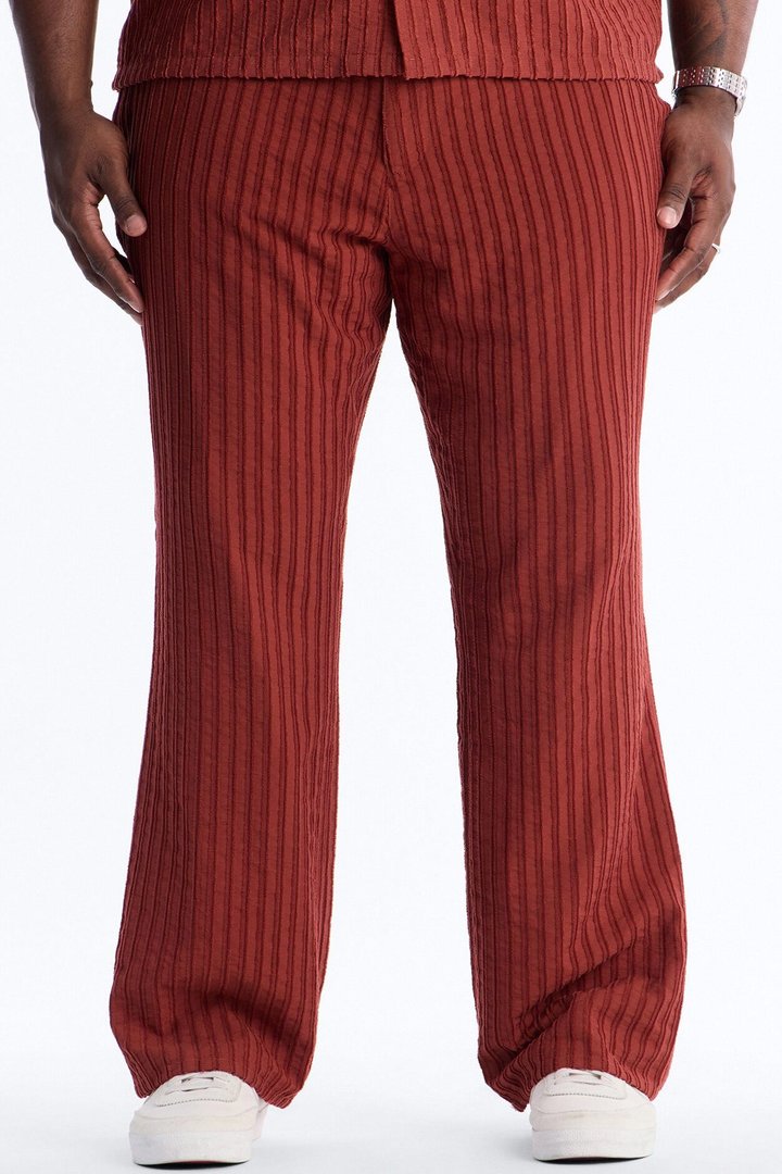 Straight Flare Aegean Pant - Rust
