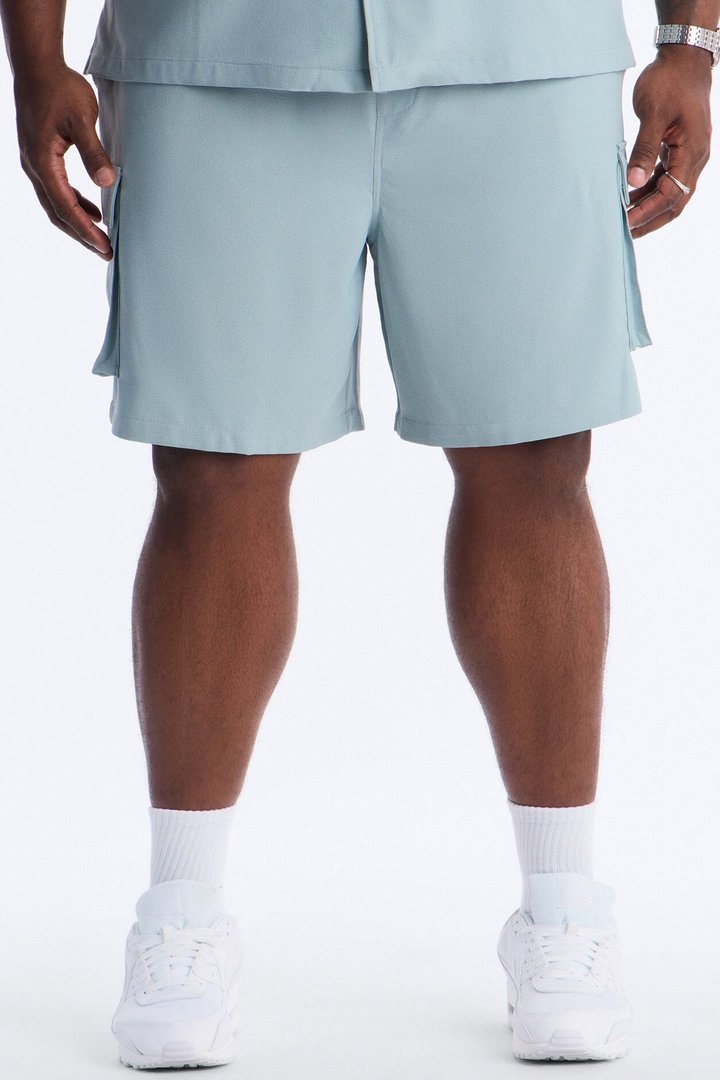 Golden Hour Relaxed Cargo Short - Slate Grey