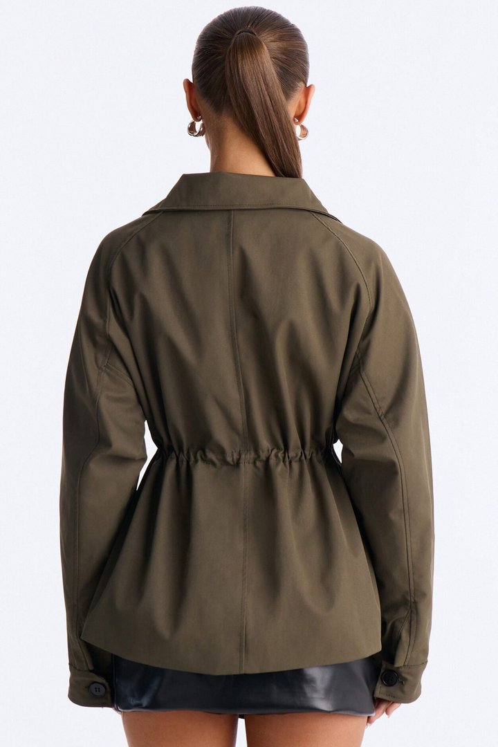 On Duty Funnel Neck Utility Anorak - Olive