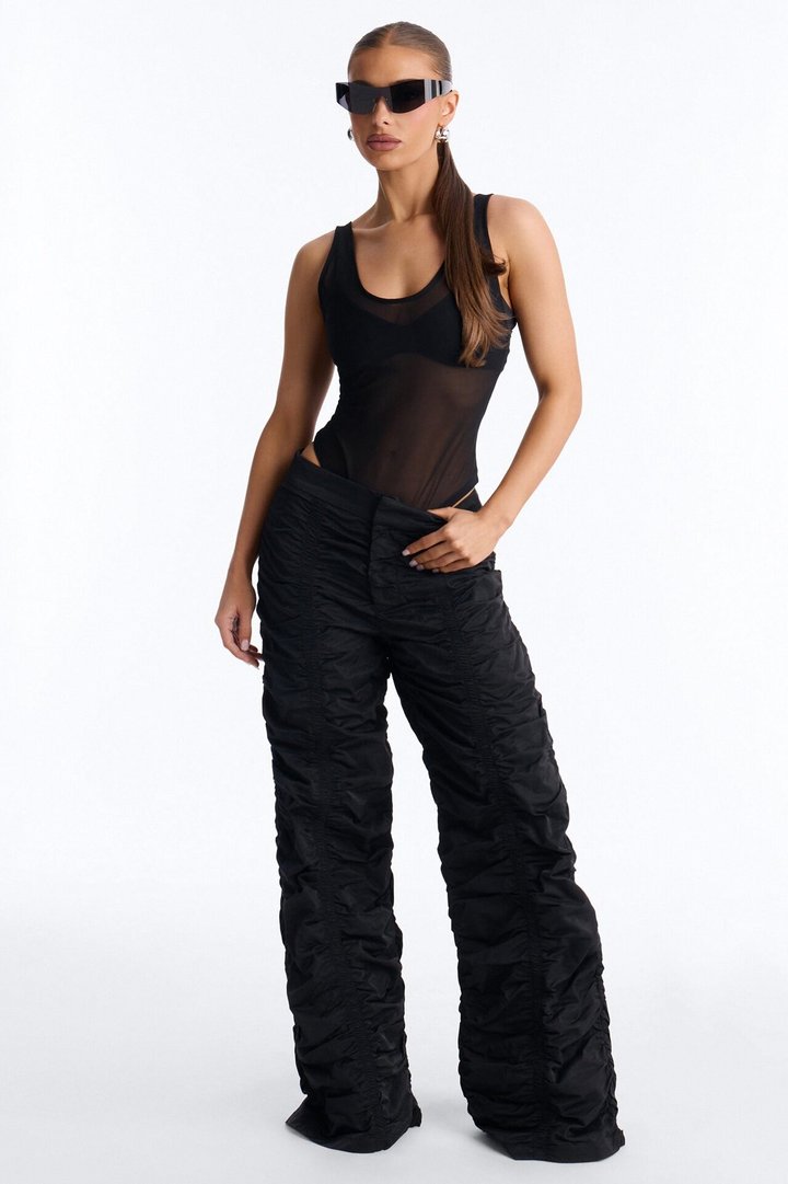 Count These Stacks Low Rise Pant - Black