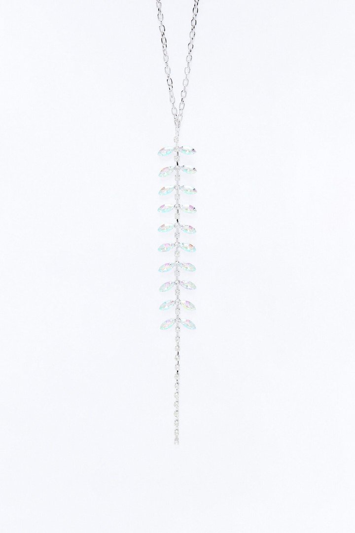 Indecision Lariat Necklace - Silver