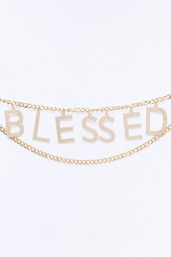 Always Blessed Hardware Chain Belt - Gold