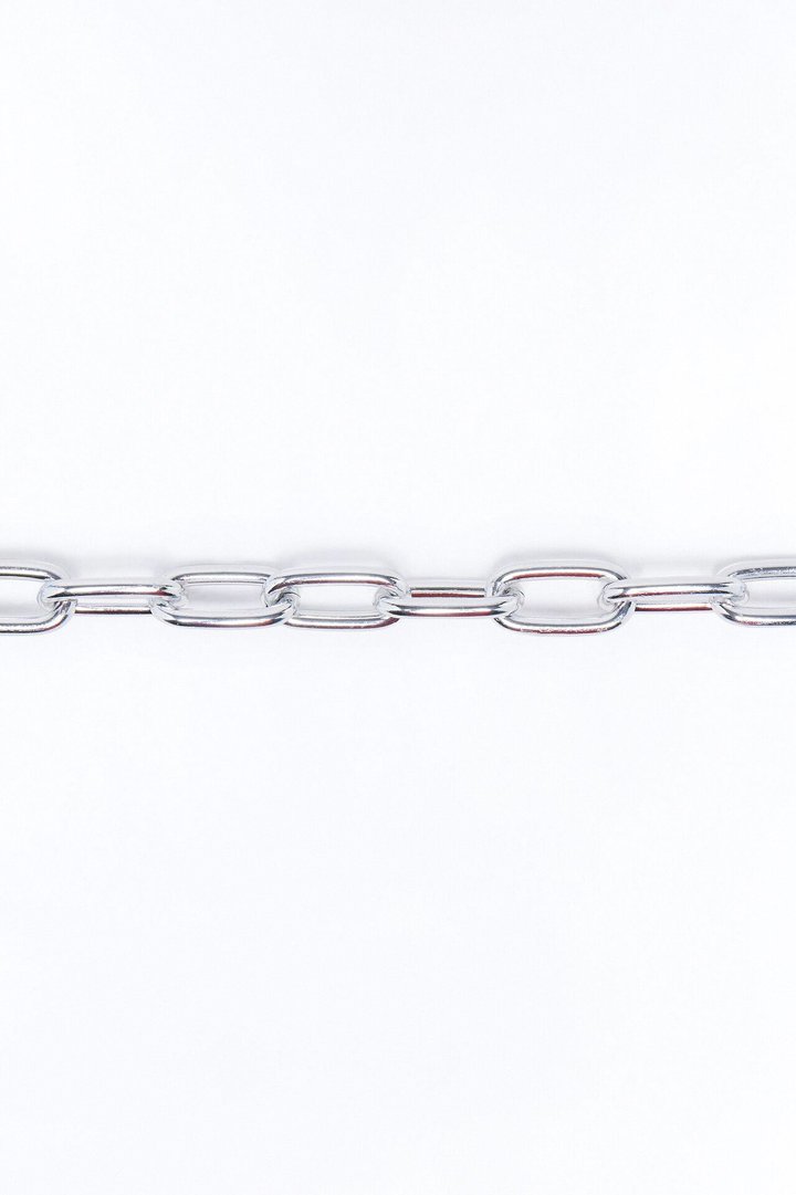 Industrial Urban Chain Belt - Silver