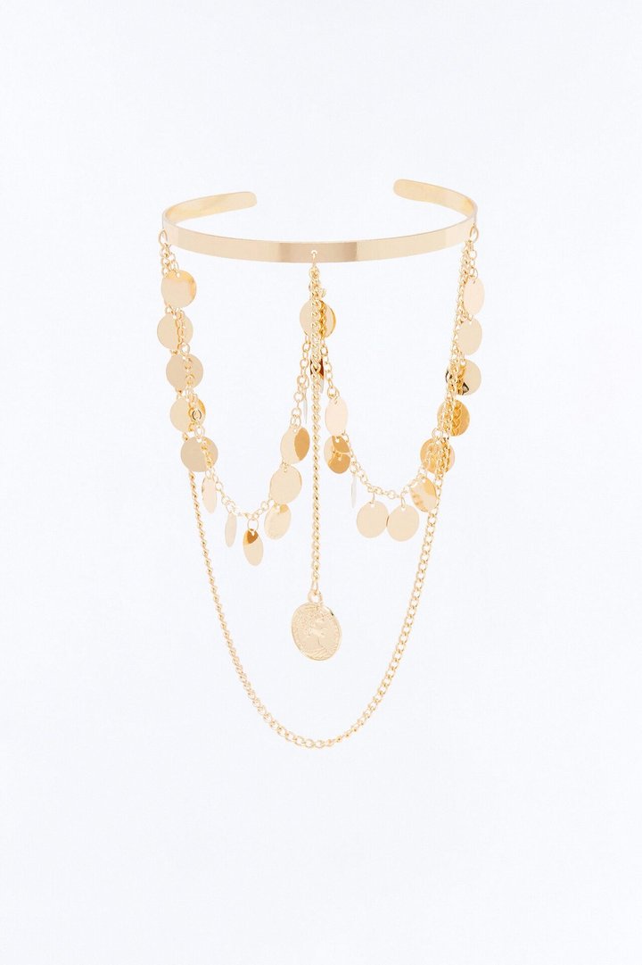 Tide And Terra Arm Cuff - Gold