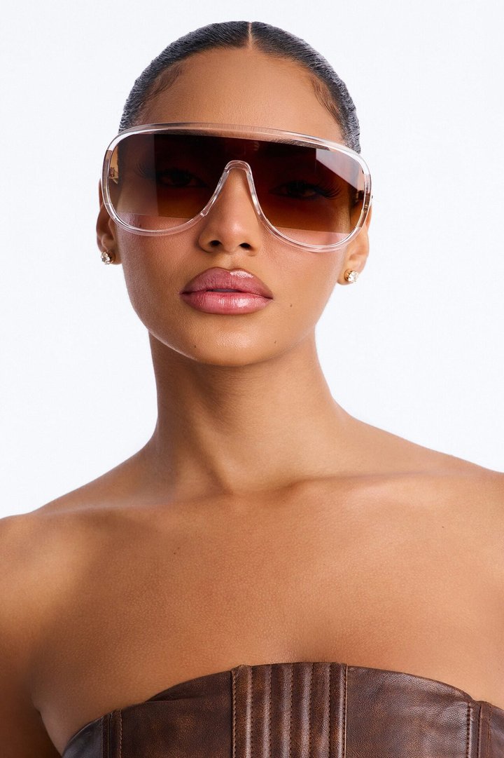 Keep Them Off Aviator Sunglasses - Clear