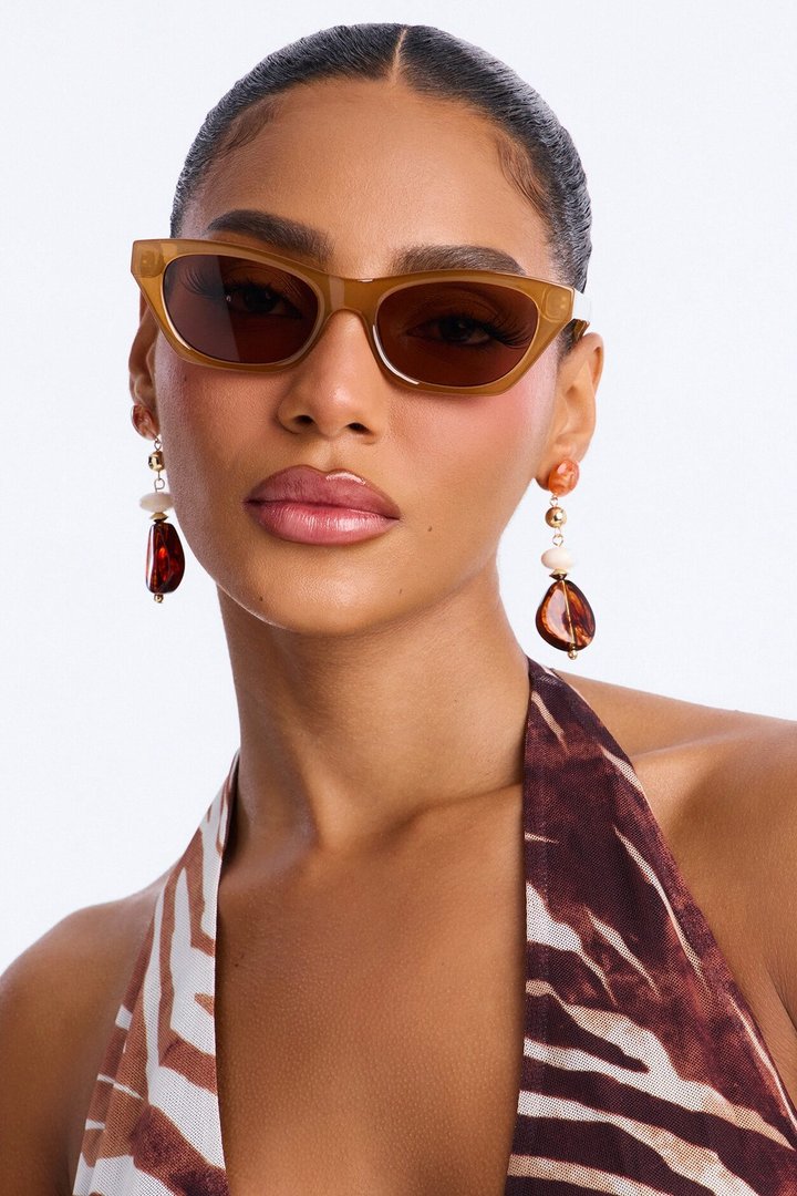 Coconut Kiss Sunglasses - Nude