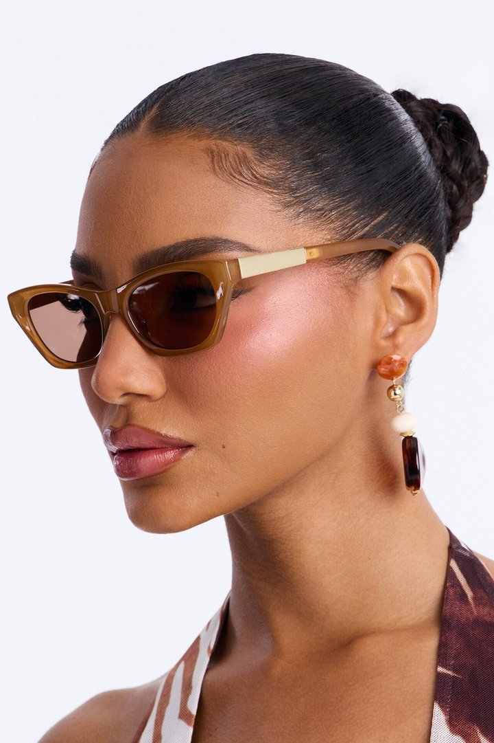 Coconut Kiss Sunglasses - Nude