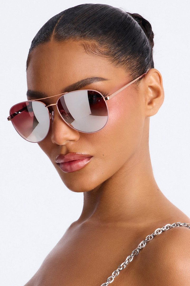 Crew Aviator Sunglasses - Rose Gold