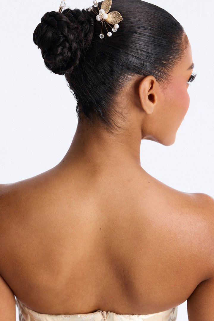 Holding Together 2 Piece Hair Set - Gold