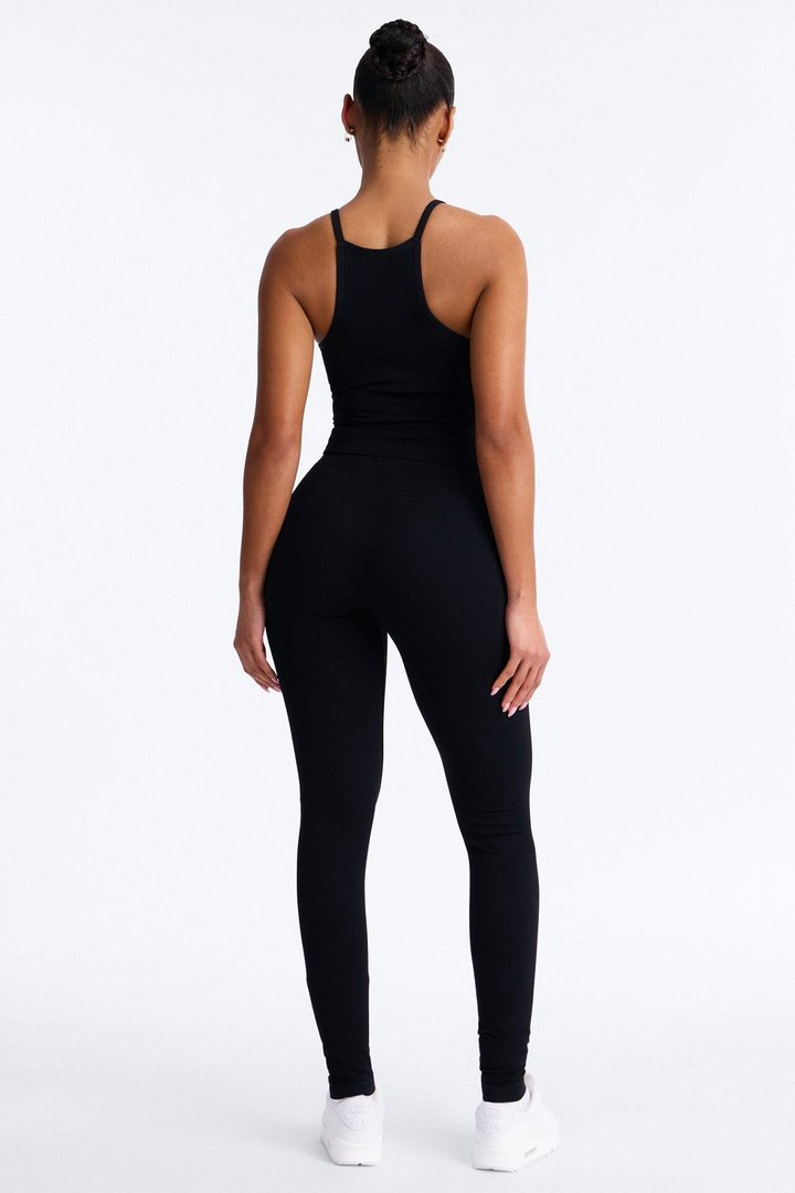 Empowered Performance Seamless Legging Set - Black