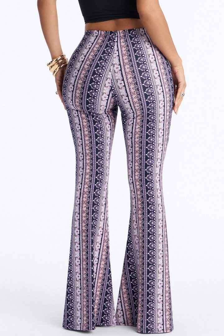 Third Strike Boho Flared Pant 33″ - Purple/combo