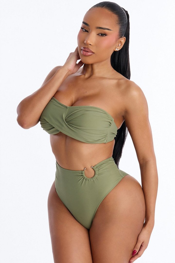 Ocean Trance 2 Piece Bikini Set - Sage