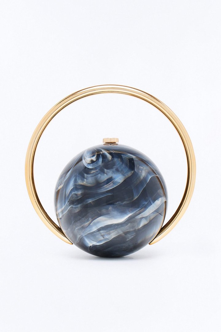 Another Orbit Clutch - Grey/Gold