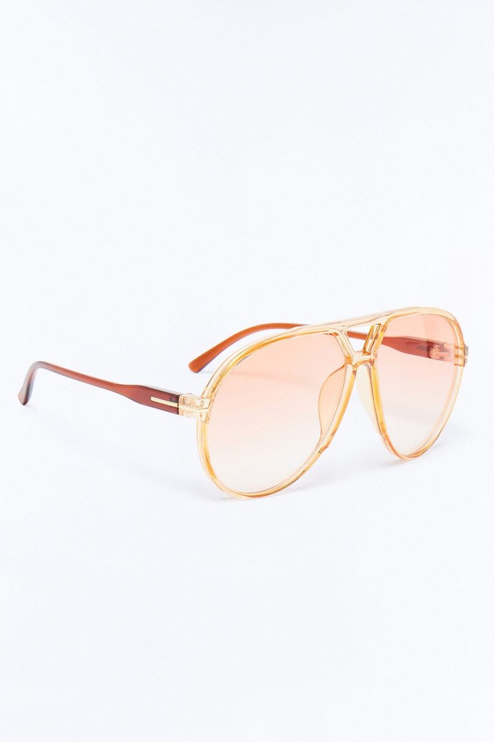 Thick Heat Aviator Sunglasses - Orange/combo