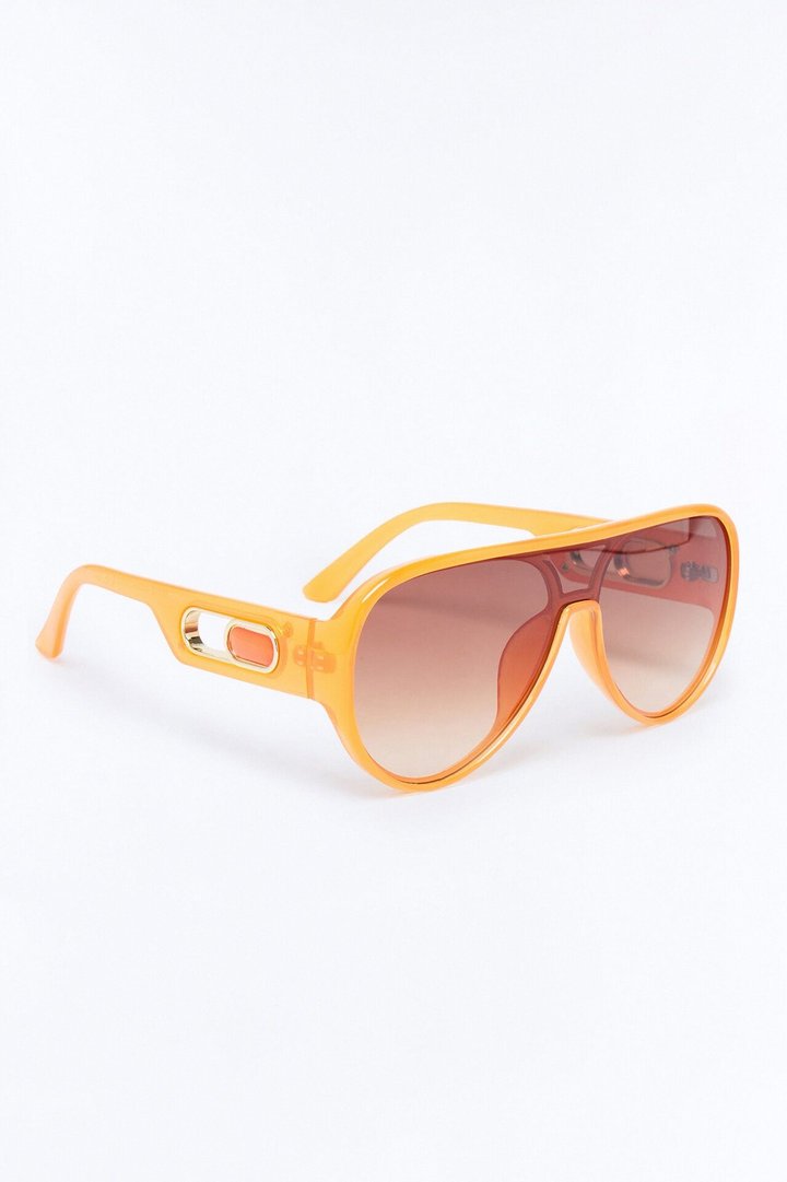 Islander Shield Sunglasses - Orange