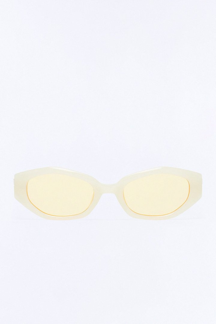 Ready Set Go Cat Eye Sunglasses - Yellow