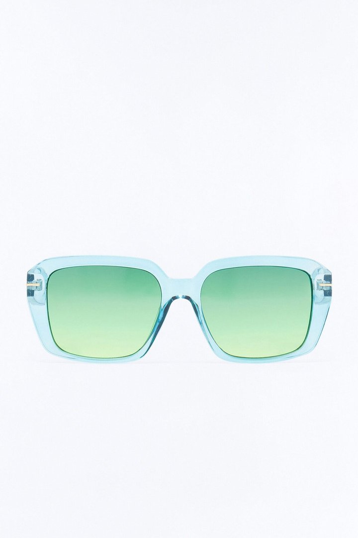 Bella Blu Square Sunglasses - Blue/combo
