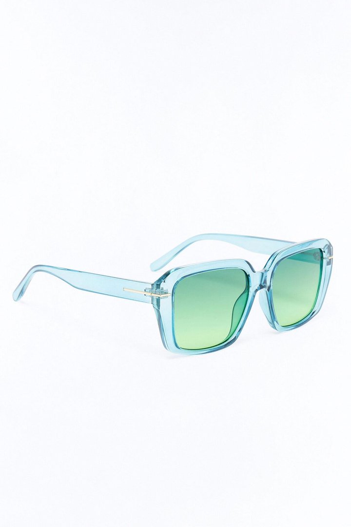 Bella Blu Square Sunglasses - Blue/combo