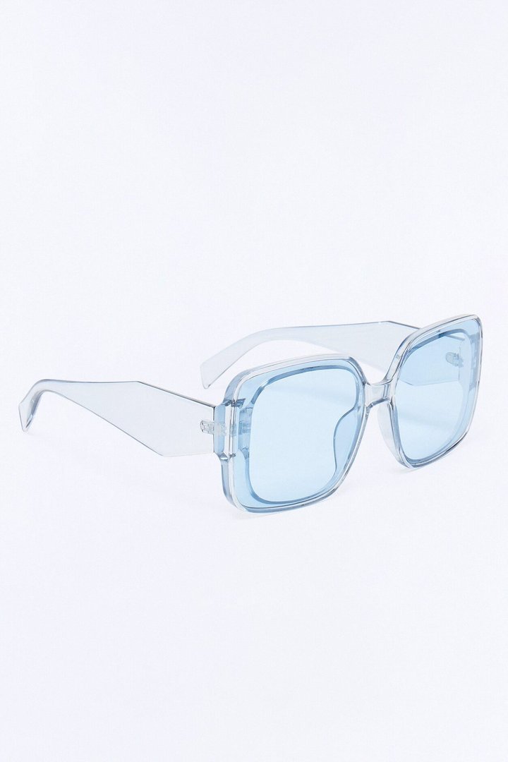 Dip In Square Sunglasses - Blue
