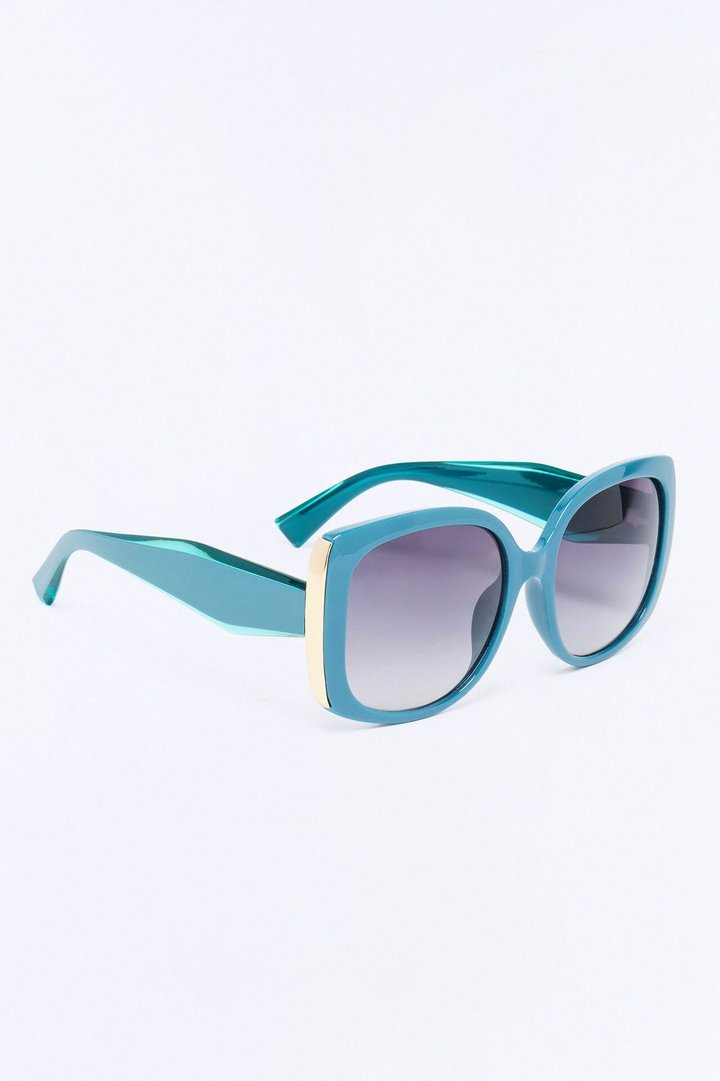 Angel Eyes Square Sunglasses - Blue