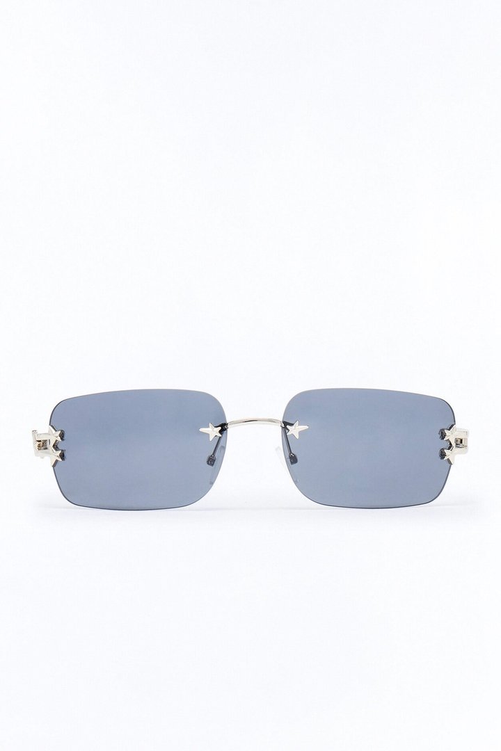 Star Dust Sunglasses - Black/Silver