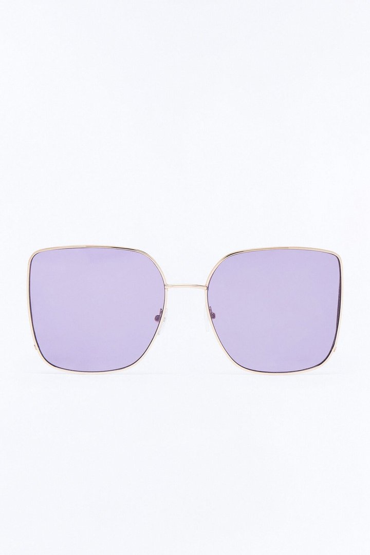 Sweeter Days Square Sunglasses - Purple
