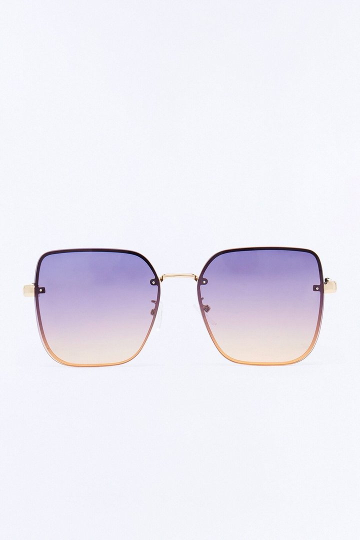 Sour Power Cat Eye Sunglasses - Brown/combo
