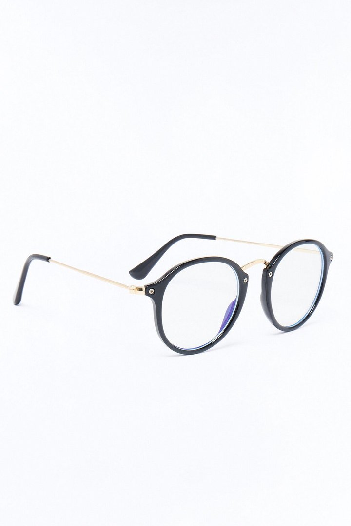 Always Fashionably Late Blue Light Glasses - Black