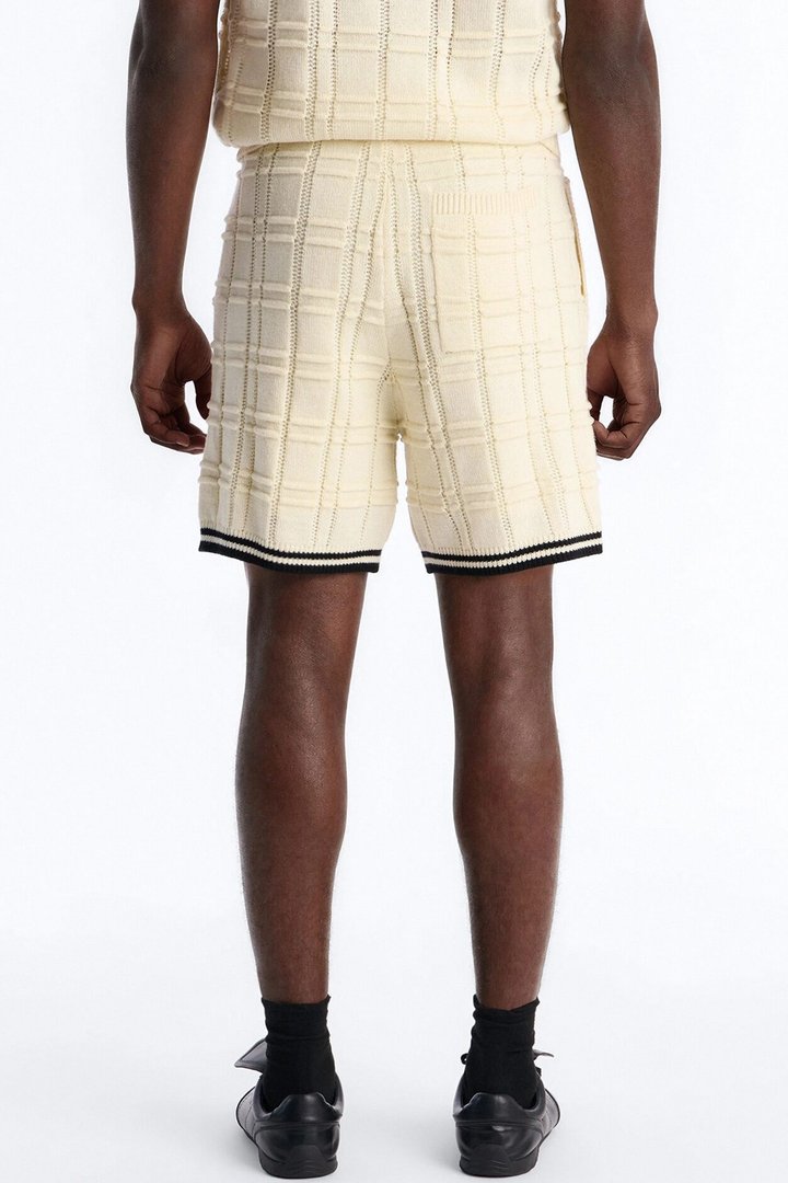 Relaxed Riviera Knit Short - Cream