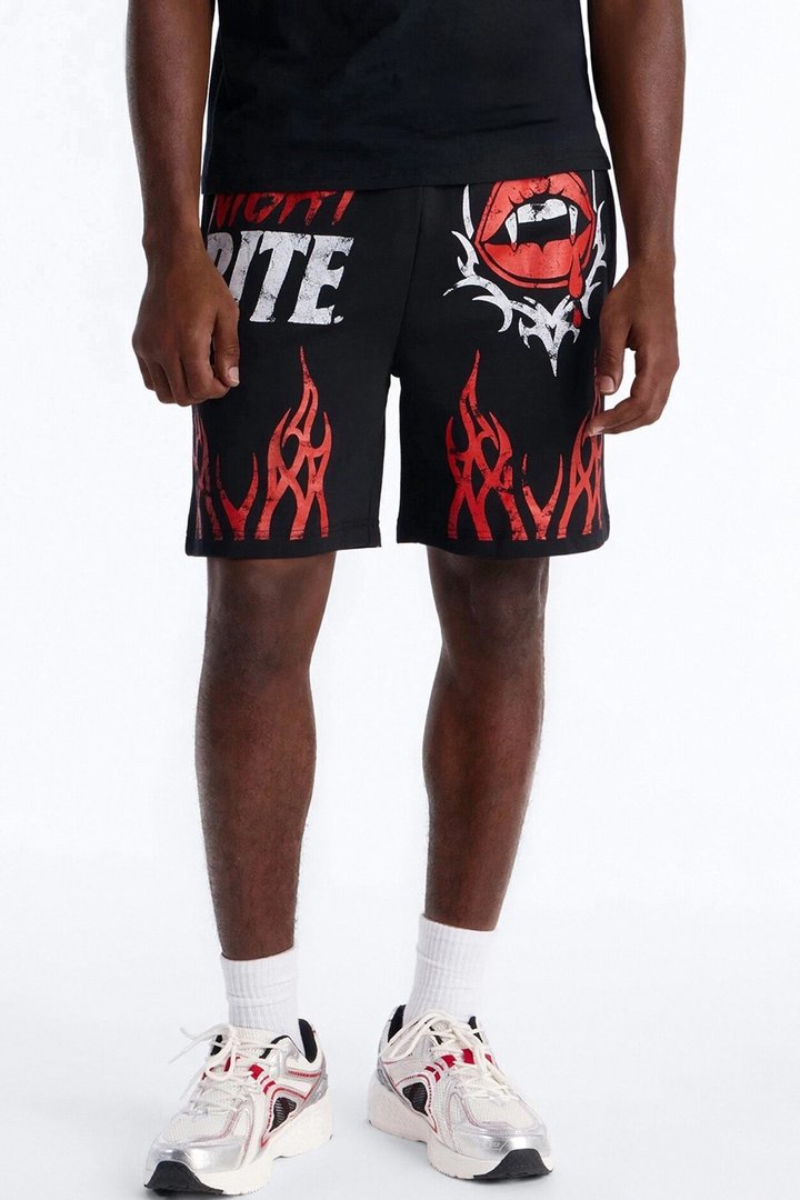 Night Bite Sweatshorts - Black