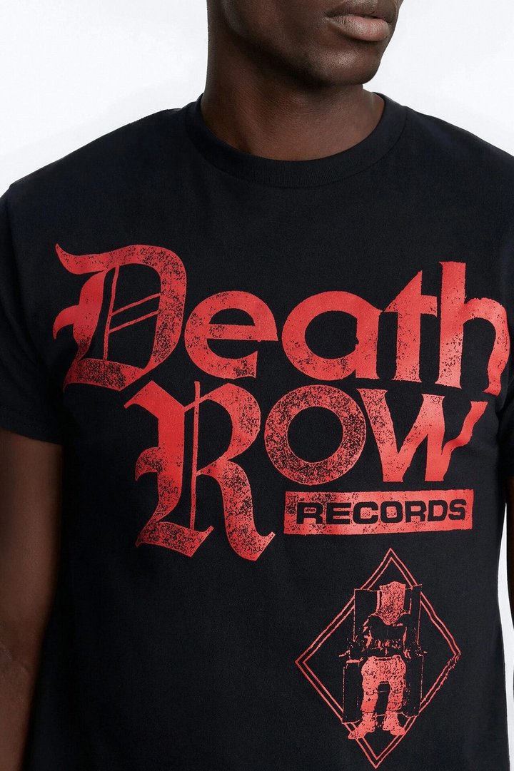 Death Row Records Label Short Sleeve Tee - Black