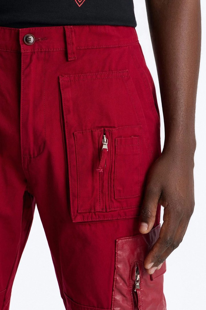Straight Citadel Expedition Cargo Pant - Red