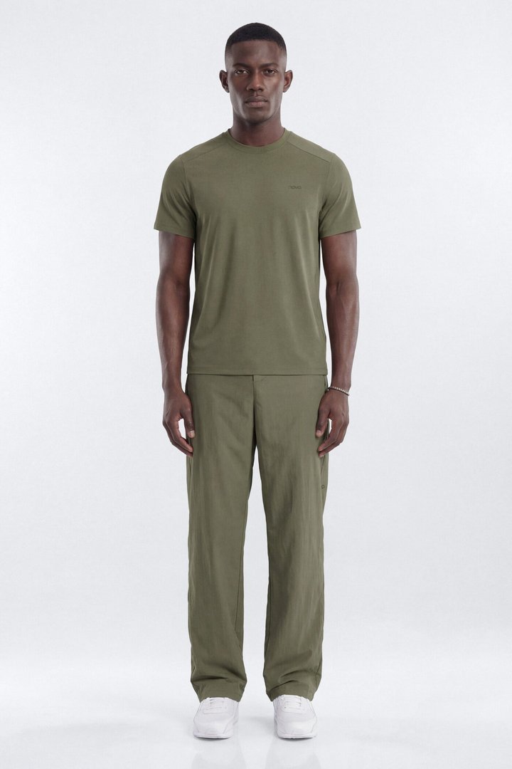 HexTech™ Crew Neck Active Top - Moss