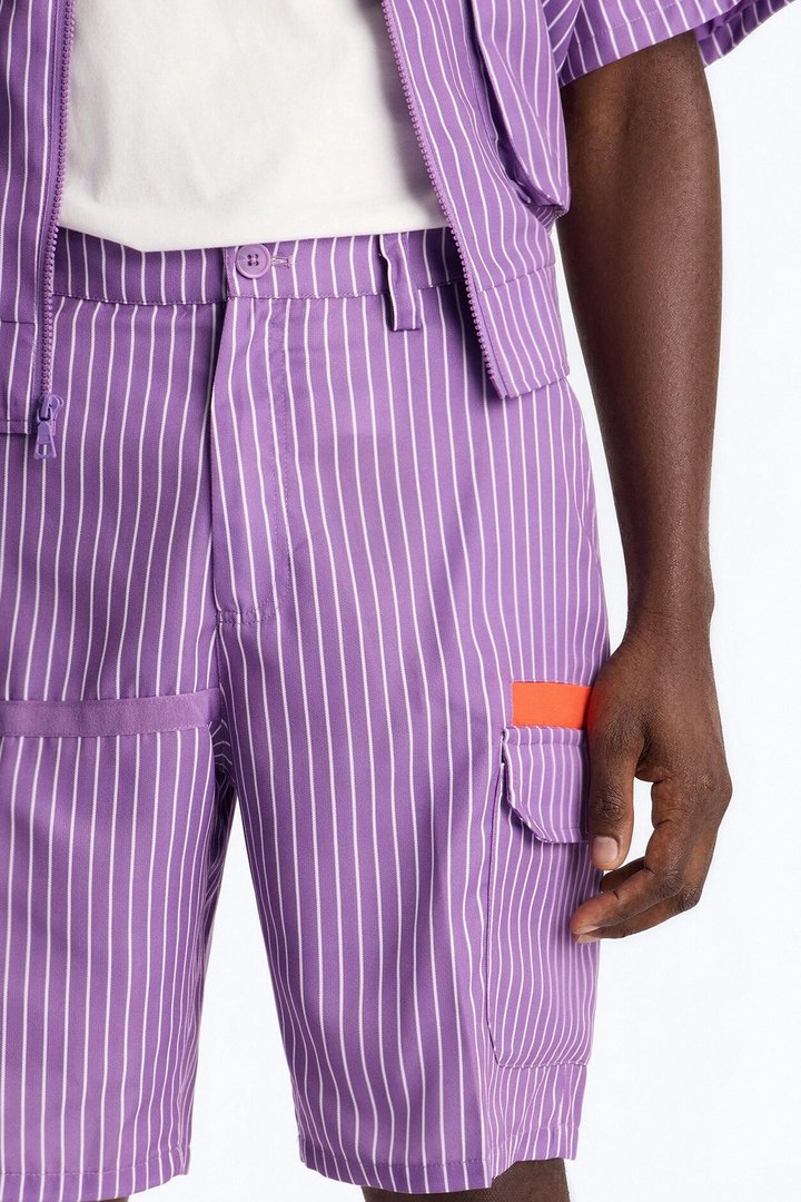 Relaxed Desert Dunes Cargo Short - Purple