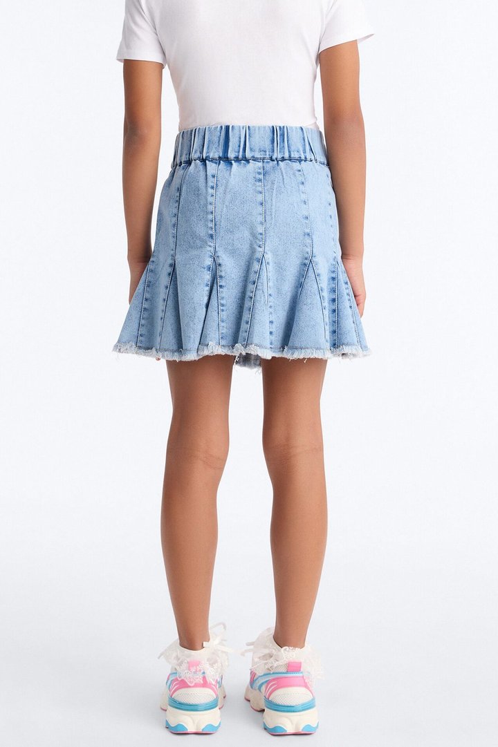 Mini By Your Side Denim Skirt - Medium Wash