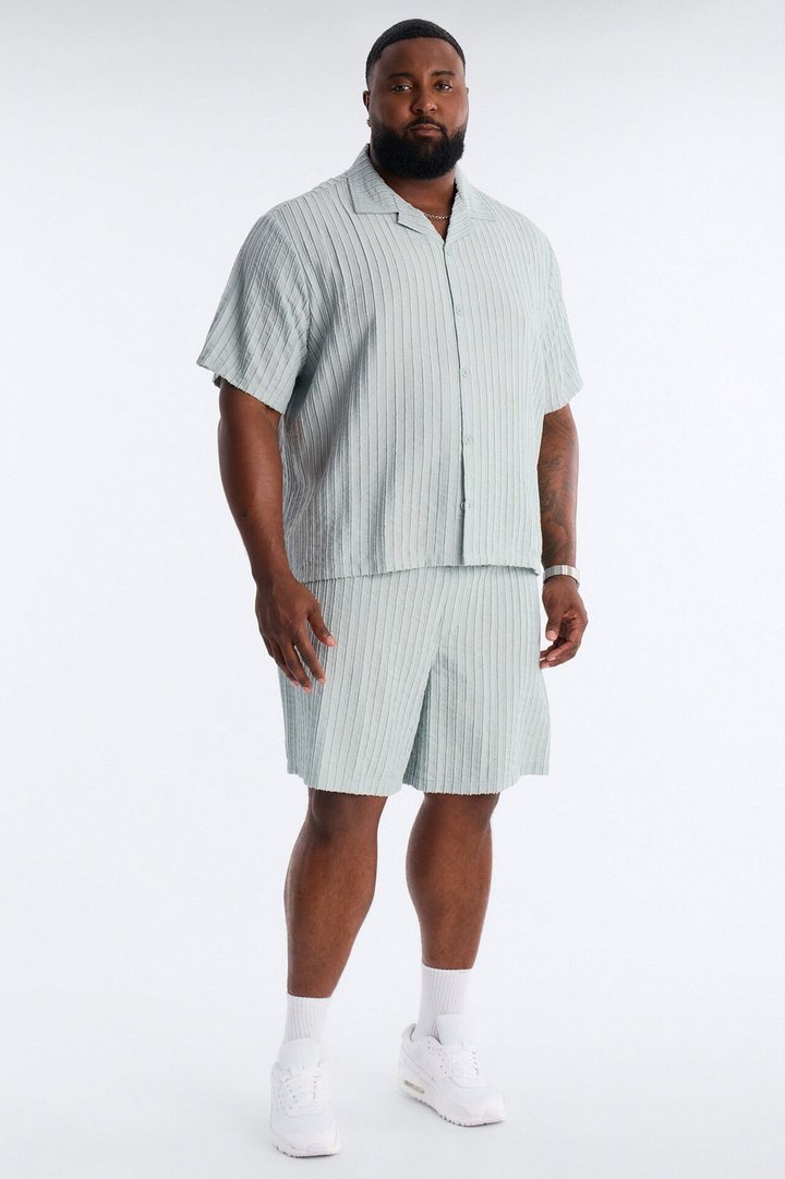 Relaxed Aegean Pleat Short - Sage