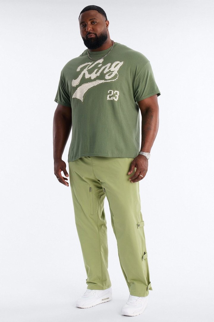 King Type Short Sleeve Tee - Olive