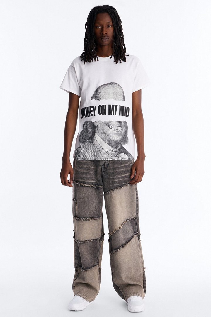 Hustle In My Blood Short Sleeve Tee - White