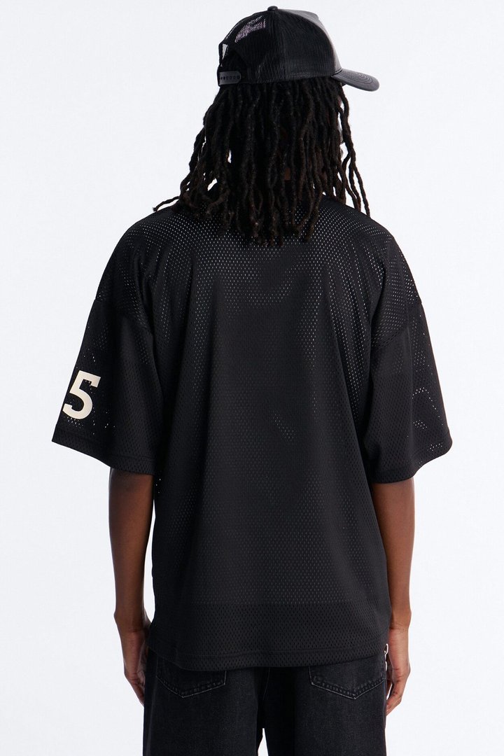 Jersey Fit Paris 75 V-Neck Shirt - Black