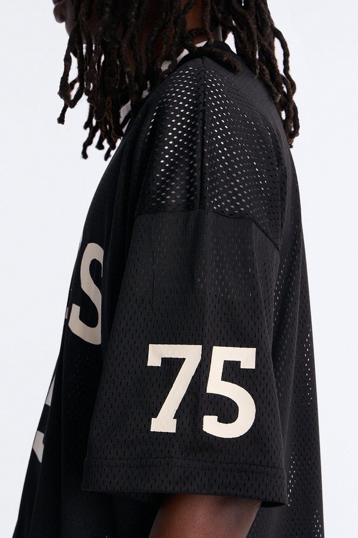 Jersey Fit Paris 75 V-Neck Shirt - Black