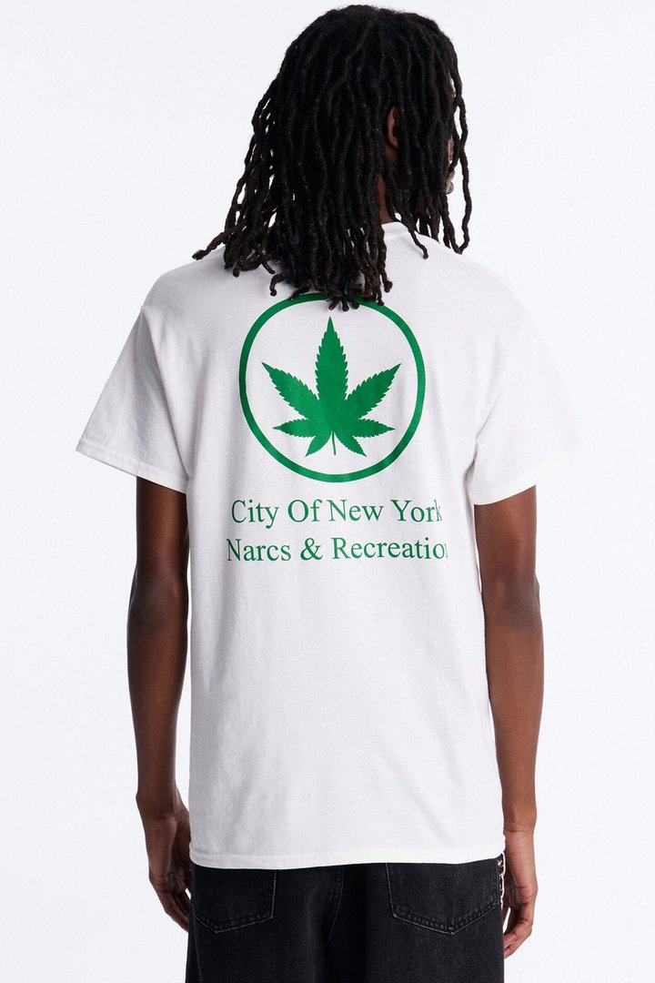 NYC Recreation Vibes Short Sleeve Tee - White