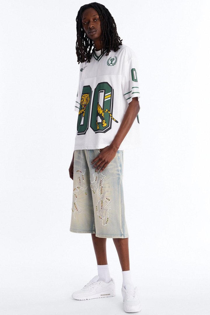 Legendary Tiger 00 Football Jersey - White