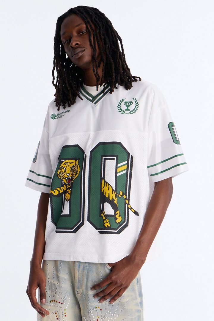 Legendary Tiger 00 Football Jersey - White