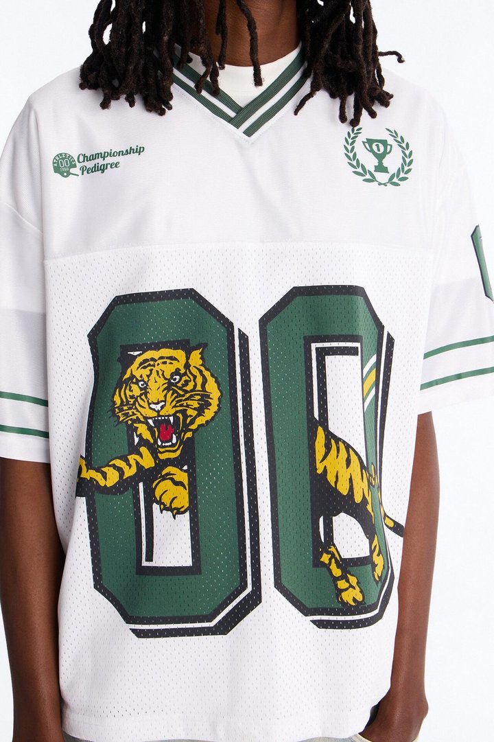 Legendary Tiger 00 Football Jersey - White