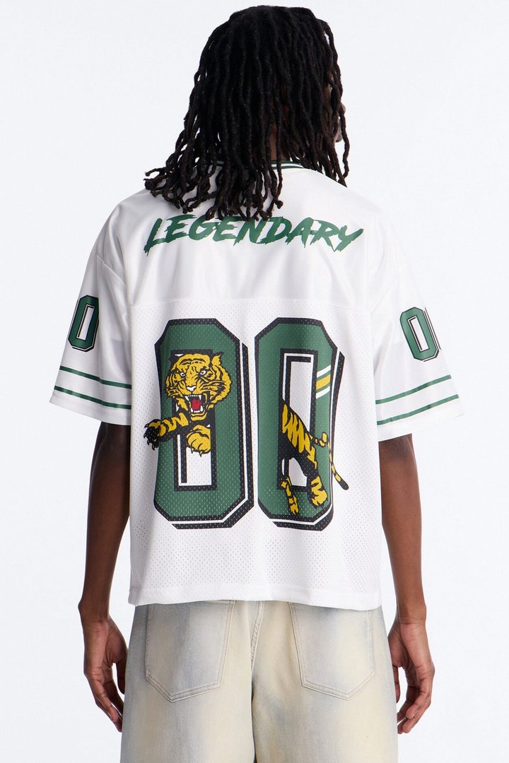 Legendary Tiger 00 Football Jersey - White