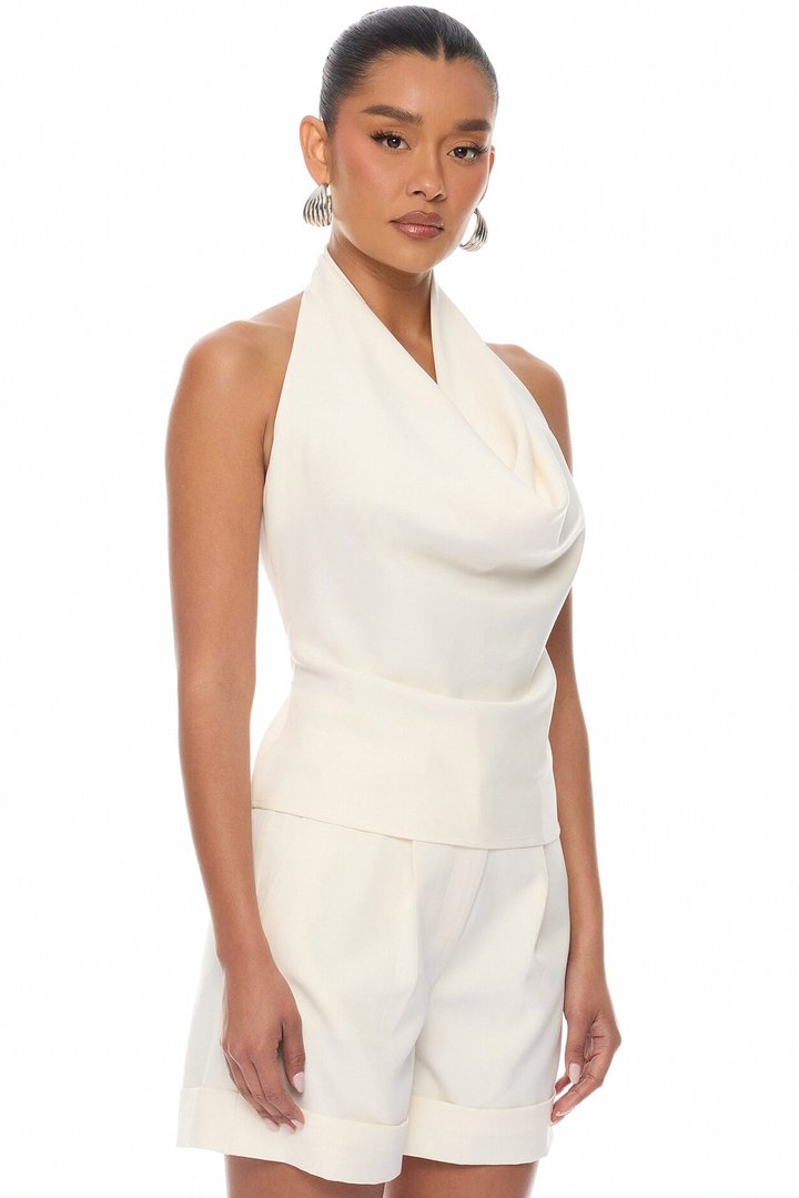 Timeless Touch Short Set - Cream