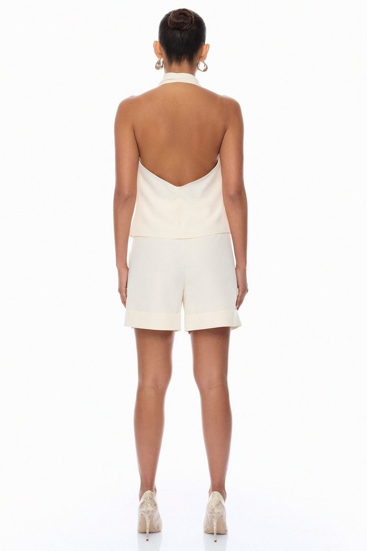 Timeless Touch Short Set - Cream
